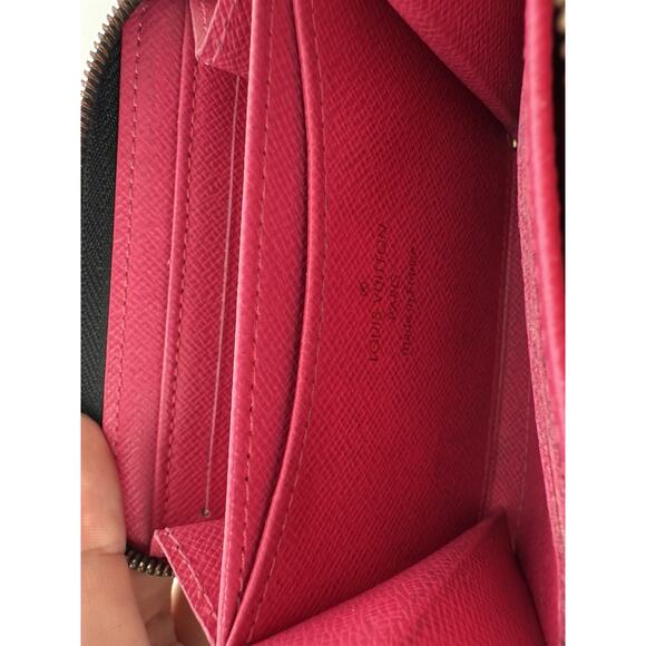 Louis Vuitton Multicolor Zippy Coin Purse Wallet Black with Gold Hardware - Picture 10 of 11